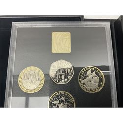 The Royal Mint United Kingdom 2020 proof coin set collector edition, cased with certificate