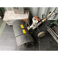 Stihl MM55 petrol rotary brush with attachments - THIS LOT IS TO BE COLLECTED BY APPOINTMENT FROM DUGGLEBY STORAGE, GREAT HILL, EASTFIELD, SCARBOROUGH, YO11 3TX