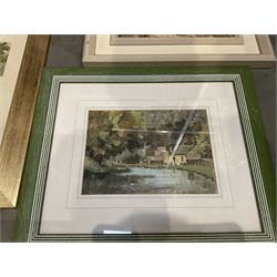 Collection of oil paintings and watercolours, various artists including Harry Emmett, JF Allen, VG Mitchell, B Sherne, Leslie Kersley, etc (12)