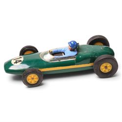 Tri-ang Scalextric Model Motor Racing set C.M.3, with five Tri-ang Scalextric slot car models, including Lotus 1961 in blue, Lotus 1961 in green, Typhoon motorbike and sidecar, B12 Hurricane motorbike and sidecar and Aston Martin DB4 GT,  all boxed, together with Merit Racing Car Assembly Kit, kit built Revell Model Racer Mercedes Benz 300SL Coupe, part built Revell Triumph TR4, Indi-Novi-Ferguson slot car and other accessories 
