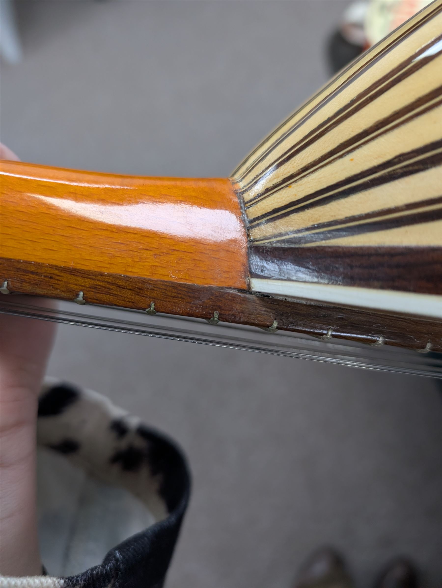 Modern bowl-back eight string bouzouki, L98cm