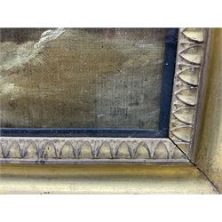 James Baker Pyne (British 1800-1870): 'St. Michael's Mount Cornwall', oil on canvas laid on board signed 37cm x 47cm