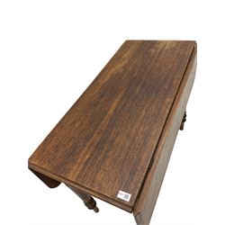 Victorian mahogany drop leaf Pembroke table 