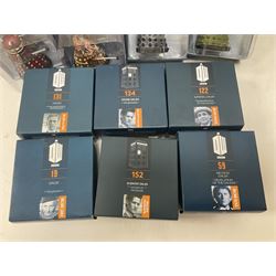 ‘Dr Who’ - Eaglemoss periodical Figurine Collection comprising twenty-seven figures of Tardis’ and Daleks, including Special Tardis 1 figure, two still with original magazine; all boxed, most with factory tie-downs 
