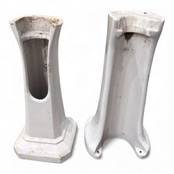 Collection of three sinks - one Belfast Sink plus two handwash sinks with two pedestals