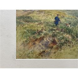 John Adam Plimmer Houston RSA RI (Scottish 1812-1884): Rainbow 'Near Old Skye' Scotland, watercolour signed, titled verso 26cm x 43cm 