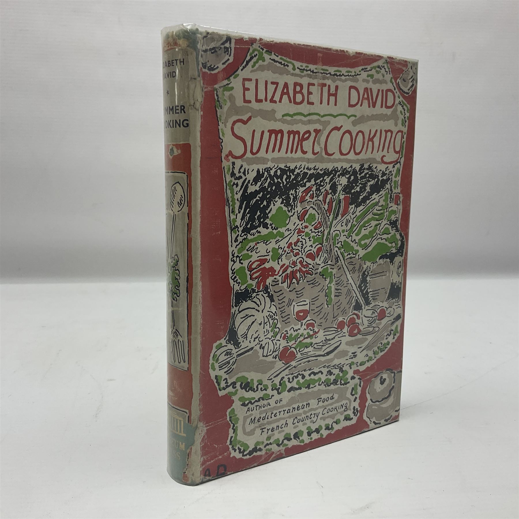 Elizabeth David; Summer Cooking, Museum Press, London, first edition, with original dust cover 