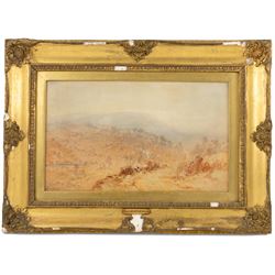 George Weatherill (British 1810-1890): View across the Esk Valley, watercolour signed 25cm x 41.5cm
