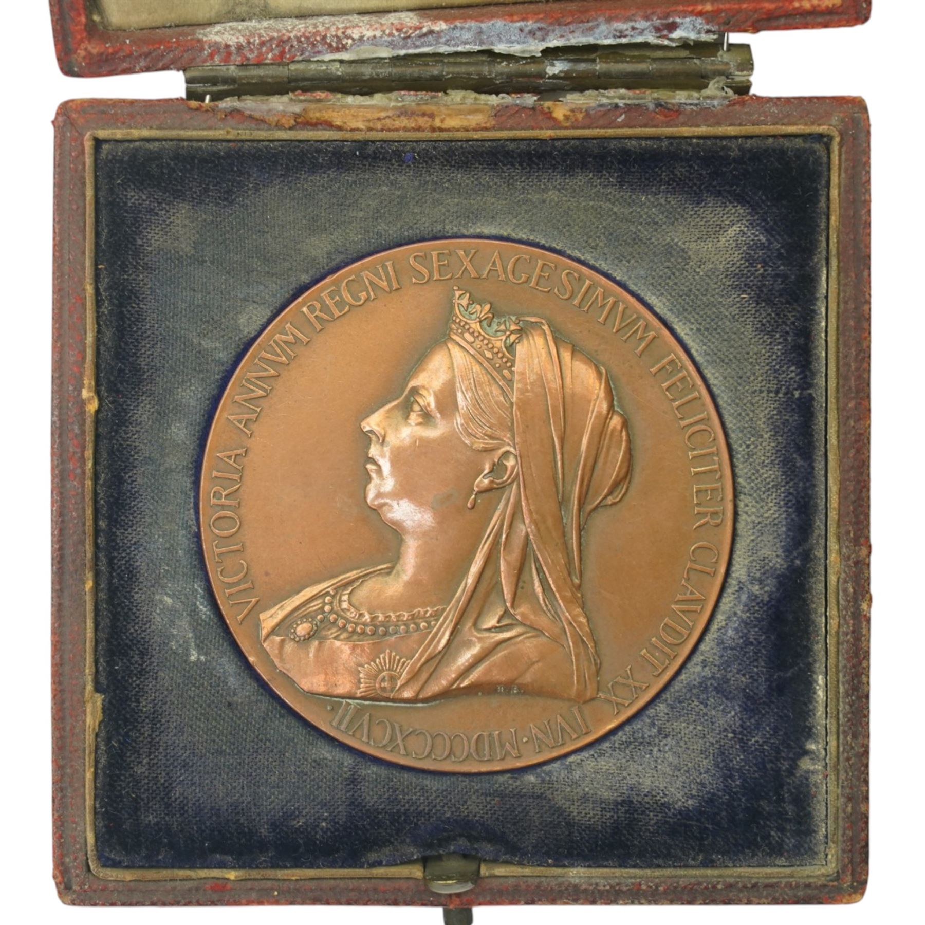James II gun money shilling, May 1690, George VI threepences hammered coins, Victorian 1837-1897 bronze medallion, Calder Vale Agricultural Society bronze medallion awarded to Christopher Rawson for Best Five Years Old Roadster Gelding 1841 and other items 
