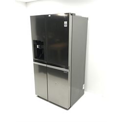 LG Model GSL545PVYV American style fridge/ freezer-double full length doors with ice dispenser 