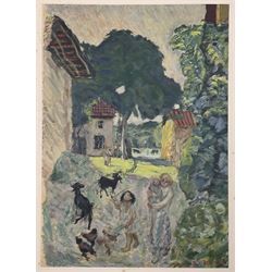 Scofield Thayer (American 1889-1982): 'Living Art' (Twenty Facsimile Reproductions after Paintings, Drawings and Engravings and ten photographs after sculptures by Contemporary Artists), limited edition portfolio of 400 printed at Ganymed Press, Berlin, 1923 
Notes: Scofield was an American Poet and Publisher and editor in chief of the Dial magazine. Living Art contains reproductions of what Thayer believed was the best in the art of the period, containing lithographs of works from his own collection by  Pablo Picasso, Henri Matisse, Gaston Lachaise, Marc Chagall and Edvard Munch. All the works within the folio were owned by Thayer and bequeathed to the MET museum. 