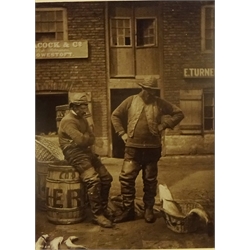  Fish Merchants, original photograph by Frank Meadow Sutcliffe (British 1853-1941) initialled and numbered 410 the plate, 20cm x 15cm   