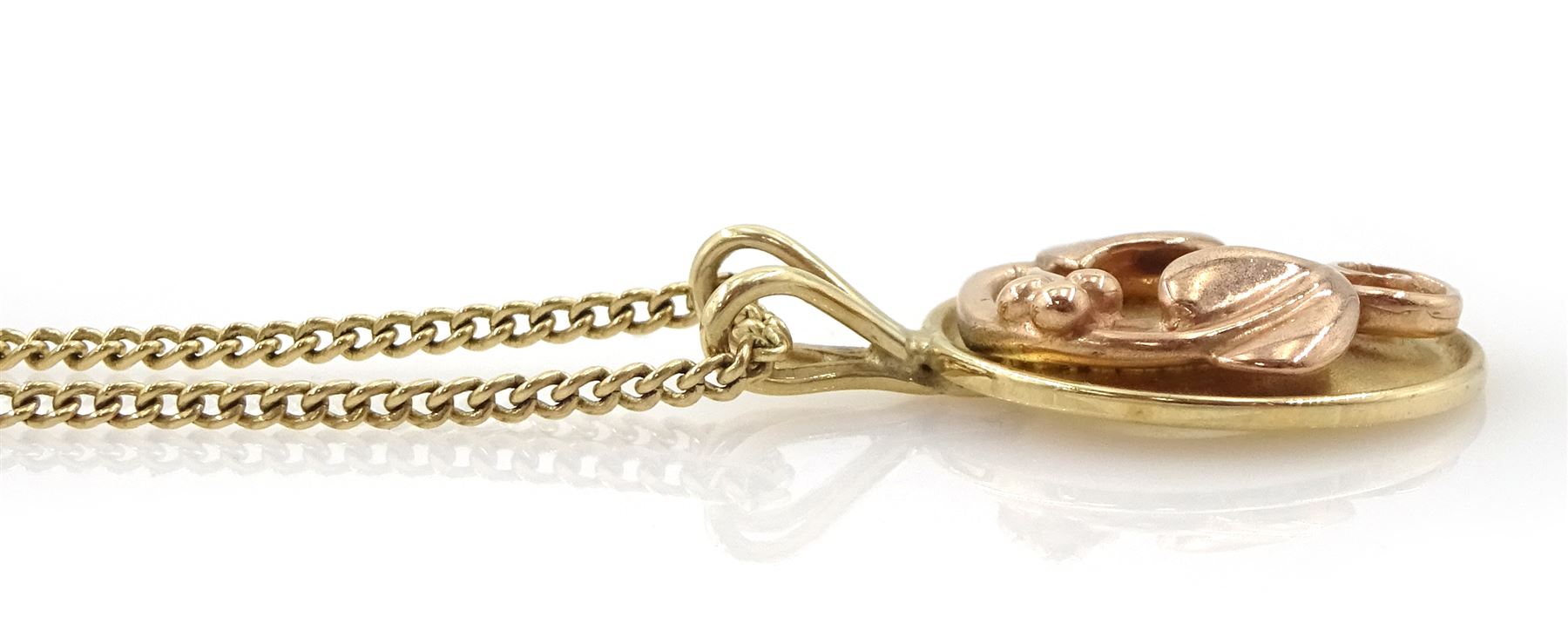 9ct gold Clogau 'Tree of Life' pendant, hallmarked 2000, on 9ct gold chain