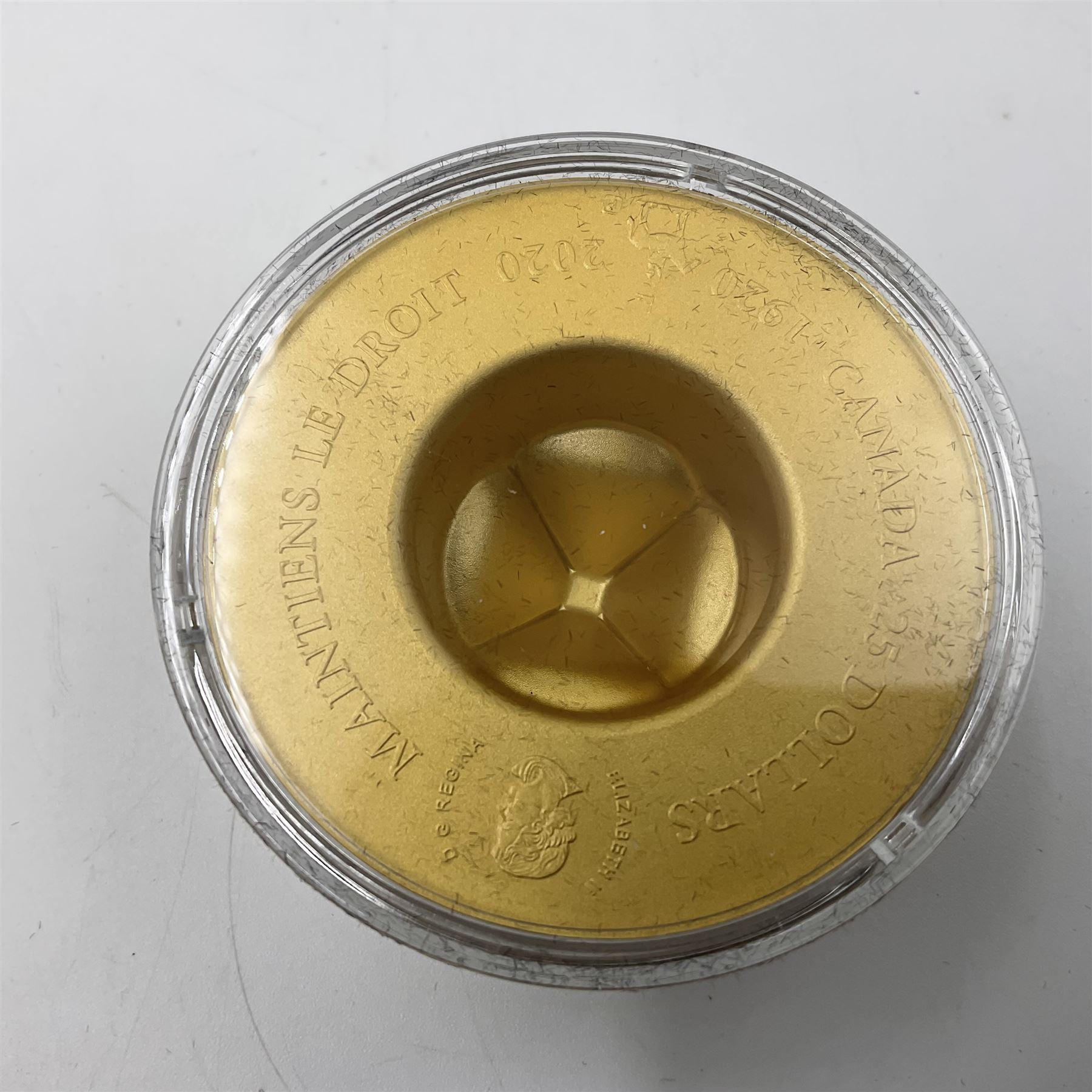 Royal Canadian Mint 2019 'Canada's Unexplained Phenomena The Shag Harbour Incident' fine silver twenty dollar coin and 2020 'Classic Mountie Hat' fine silver twenty-five dollar coin, both cased with certificates