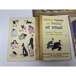 Joyce Dennys, Puffin Twink & Waggle 'at the seaside', 'at the fair' and 'at home', together with Susan Gladstone 'Bruno and His Friend Chimp' and L'Oiseau de Feu (Firebird) 'Scheherazade'