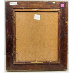 William Anslow Thornley (British fl.1858-1898): Fishing Boats leaving Whitby Harbour, oil on canvas laid on board signed 34cm x 29cm