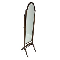 Mid-20th century cheval dressing mirror