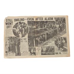 Daily Mirror 'First day of War' newspaper Monday 4th September 1939
