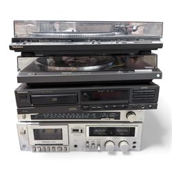 Technics Hi-Fi system and speakers, turntables, cassette players, EQ etc