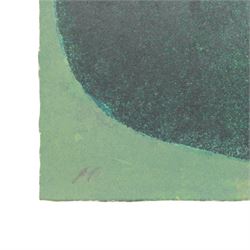 Ivor Abrahams (British 1935-2015): 'Suburban Shrubs I & II', pair lithographs signed dated '72 and numbered AP and 6/30 in pencil 83cm x 62cm (2) (unframed)