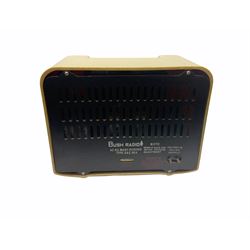 Bush Bakelite radio in cream H23cm, L39cm.  