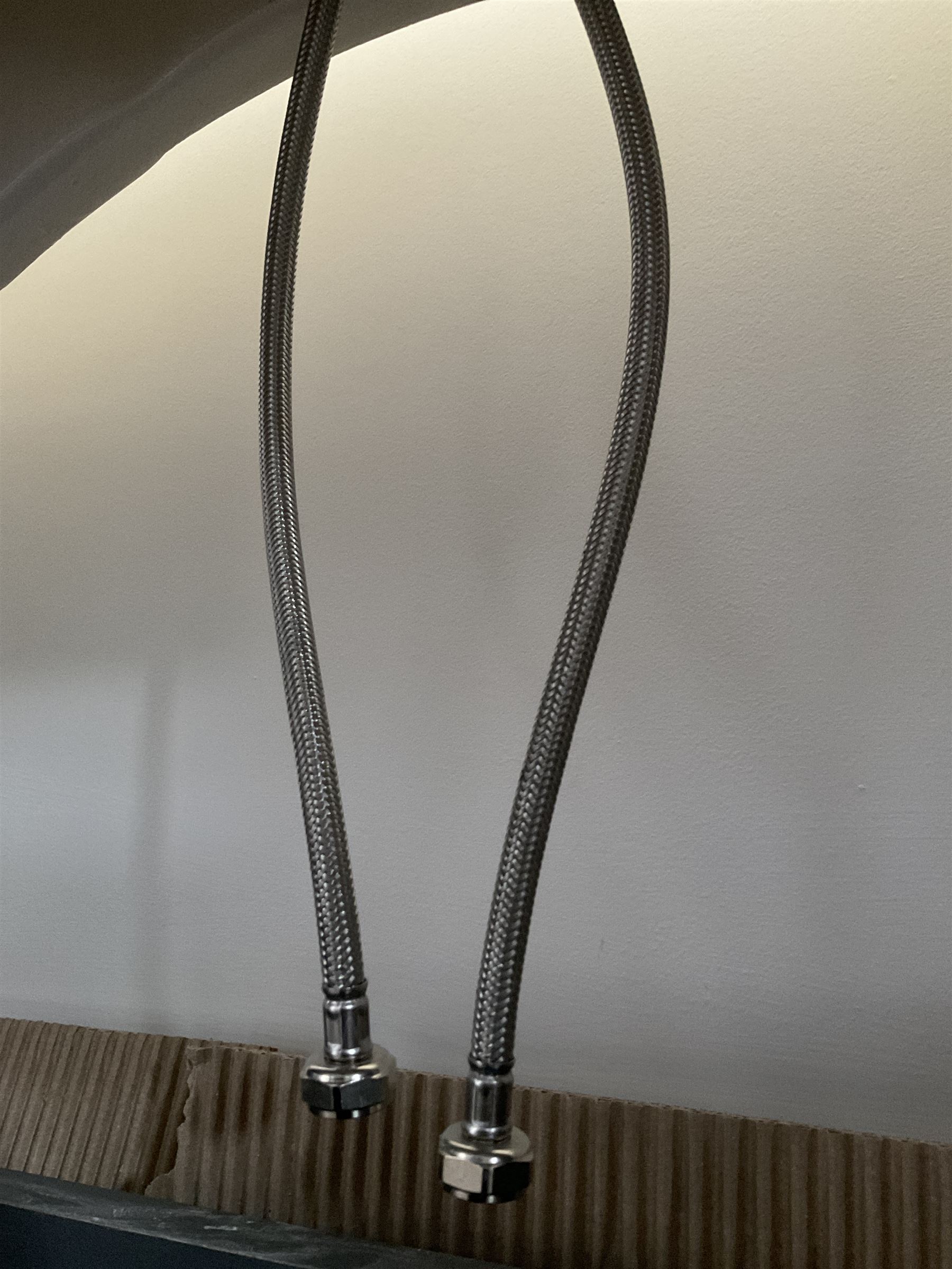 Villeroy & Boch vanity unit, ceramic hand basin with Hansgrohe mixer tap on two drawer wall mounted unit in gloss grey finish L101cm D47cm H58cm. Complete with Duravit illuminated wall mounted mirror in white frame 100cm x 70cm