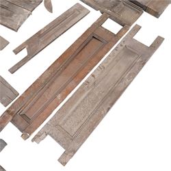 Architectural Salvage - Quantity of 19th century oak church panelling , pierced and carved posts, scalloped frieze, lancet panel etc
Note: Removed in the 19th century from the church in the grounds of a private Yorkshire estate 
Provenance: property of a Nobleman