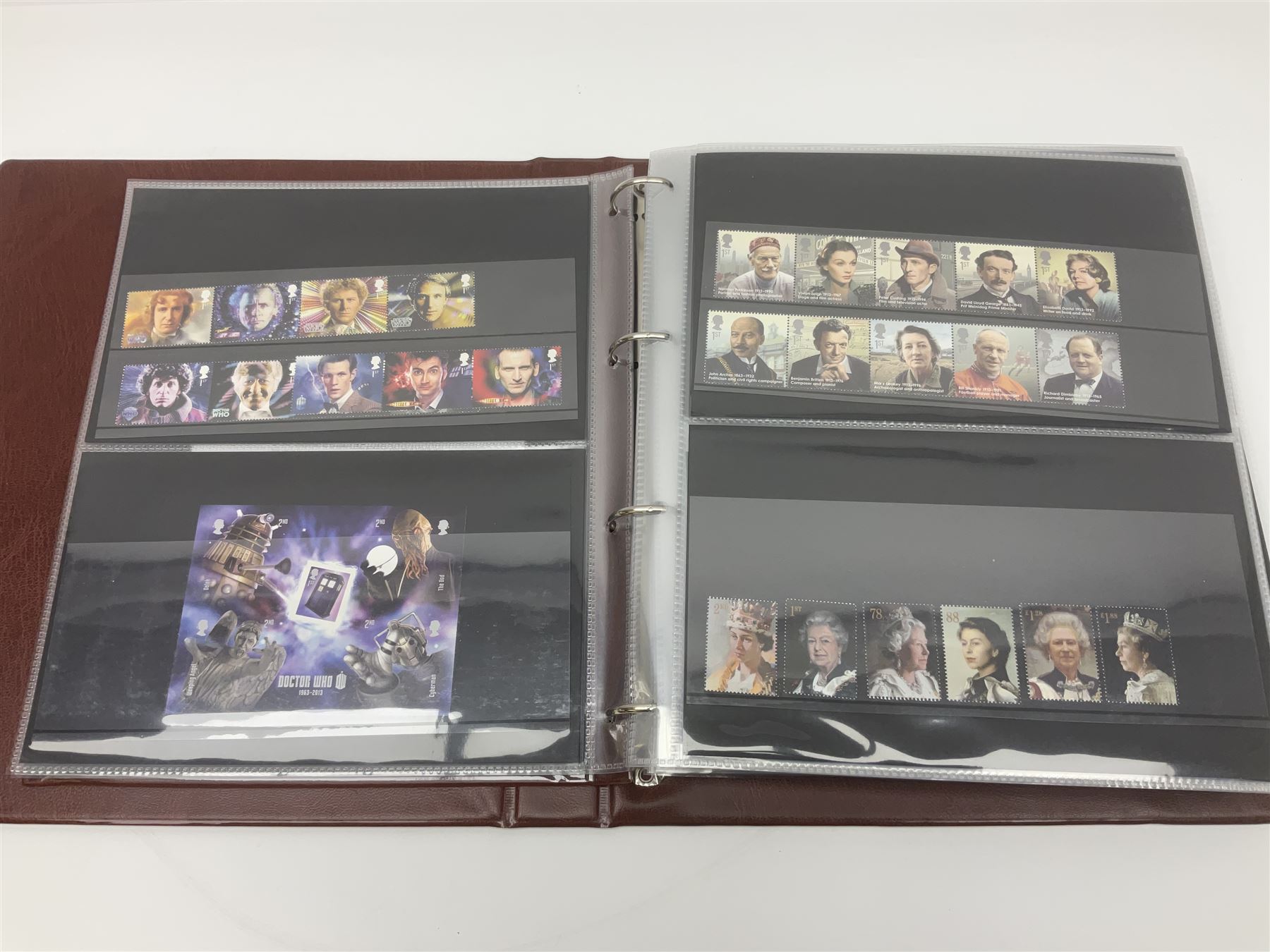 Queen Elizabeth II mint decimal stamps, mostly in presentation packs, face value of usable postage approximately 845 GBP