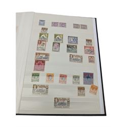 World Stamps including Seychelles, Southern Rhodesia, Sudan, Cyprus, Bermuda, Queen Victoria Canada, King Edward VII Straits Settlements etc, mixture of mint and used values, housed in a black stockbook