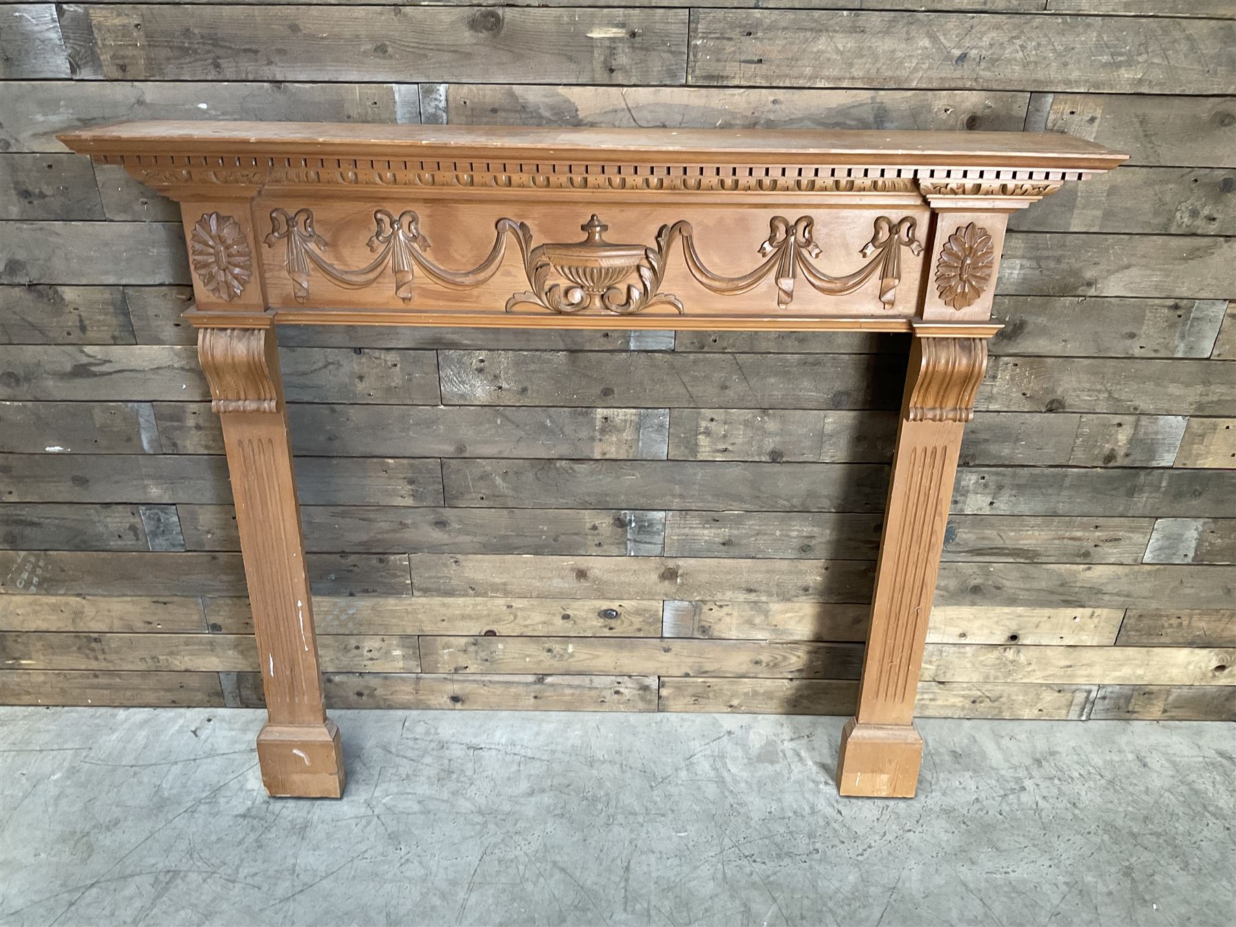 Solid pine Adams design fire surround (surround only)
