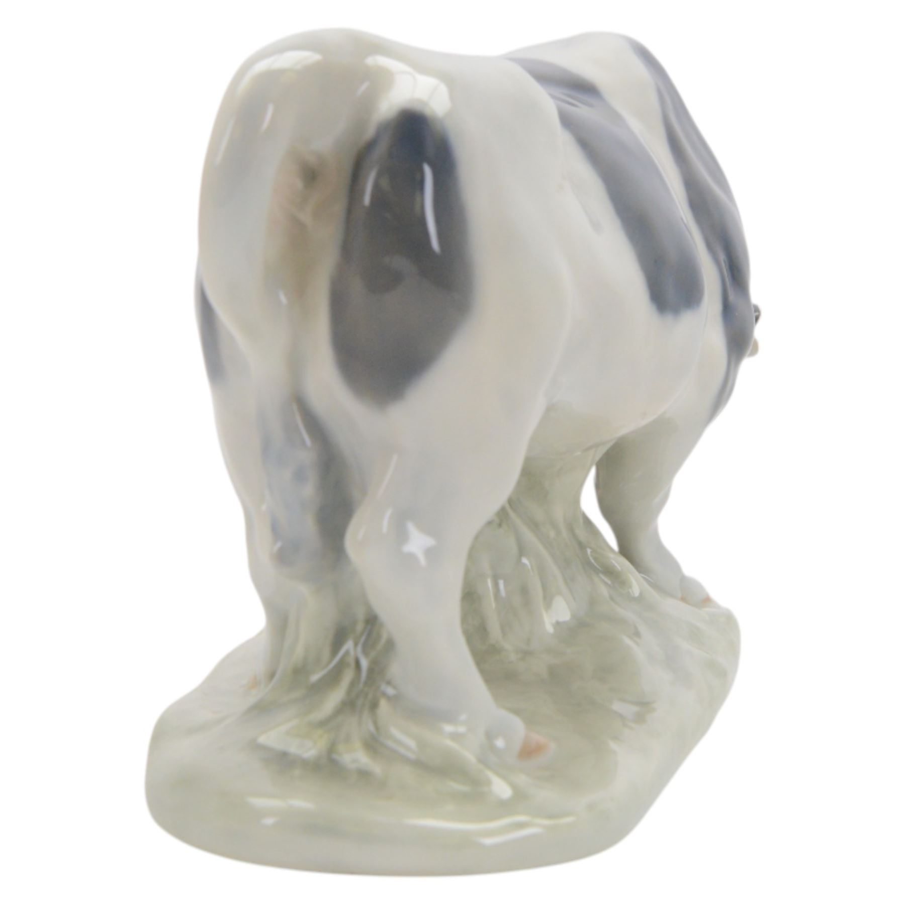 Royal Copenhagen Charging Bull, no.1195, with printed mark beneath H22cm
