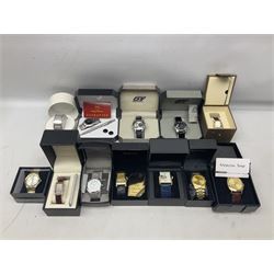 Four automatic wristwatches including two GT Precision, Pendule and Moscow Time and eight quartz wristwatches including Ingersoll Gems, Diamond & Co, Cristin Lars Diamond, Gianni Ricci and Philip Mercier (12) 