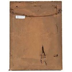 Four mid-19th century reverse glass mezzotints, 'Joseph sold by his brethren to the Ishmaelites' 'St Luke' 'St John' and 'St Matthew', 34cm x 24cm (4)