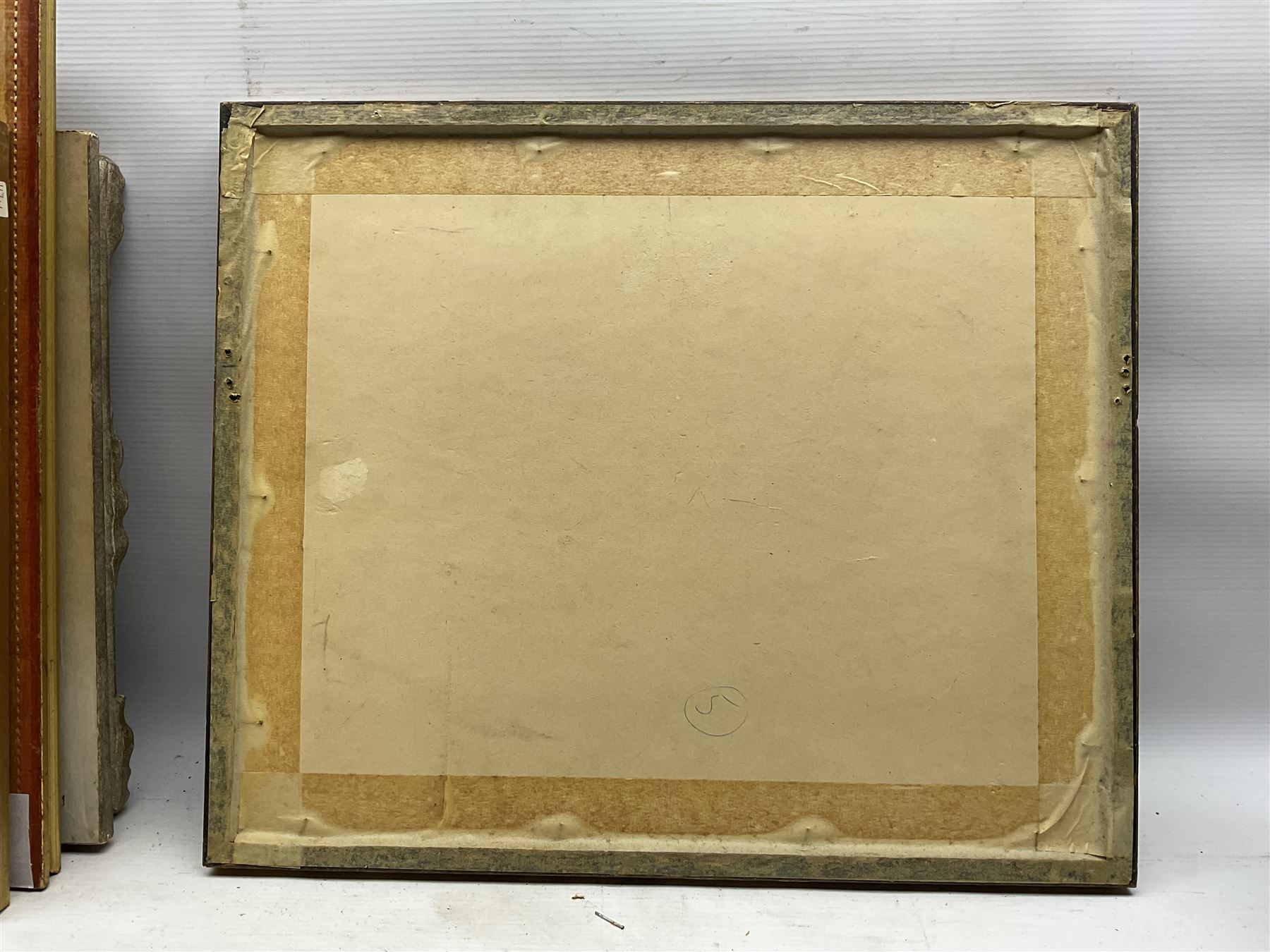 Charles Henry Slater (British 1820-1890): Still Life of Grapes and an Apple, watercolour signed 20cm x 29cm 