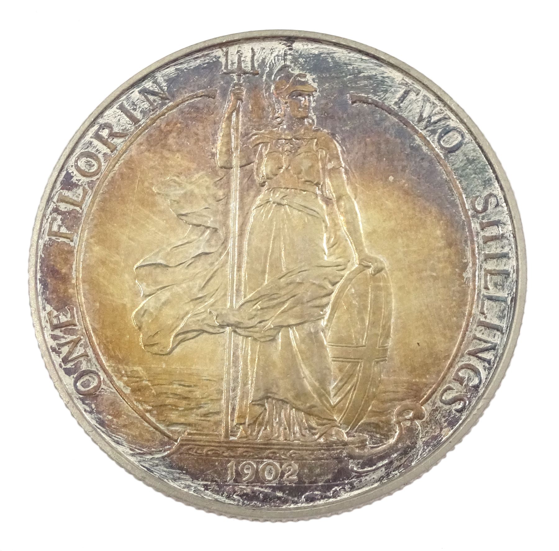 King Edward VII 1902 matt proof long coin set, comprising gold half sovereign, sovereign, two pounds and five pounds, silver maundy money set, sixpence, shilling, florin, halfcrown and crown, housed in the official dated case of issue