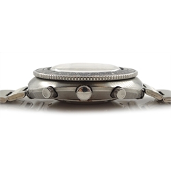 Seiko 'Slide Rule' calculator, chronograph automatic stainless steel wristwatch, No. 6138-7000