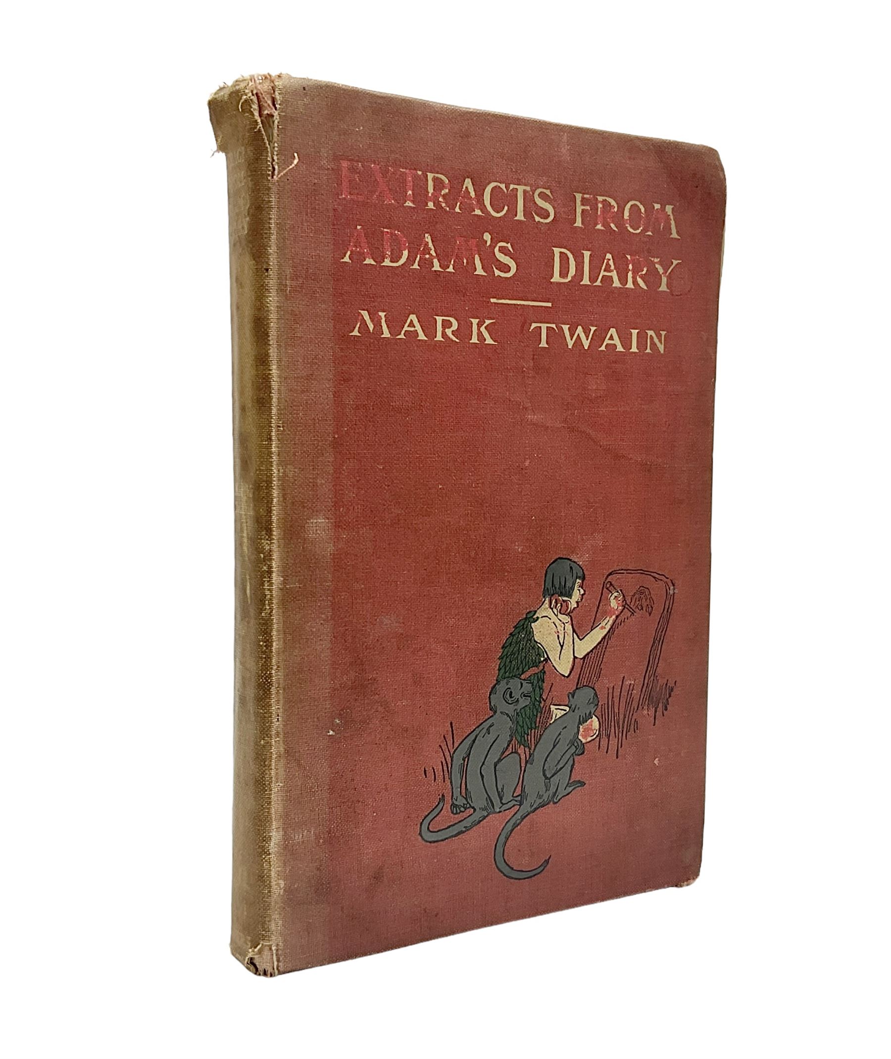 Mark Twain; Extracts from Adam's Diary, Harper & Brothers 1904 