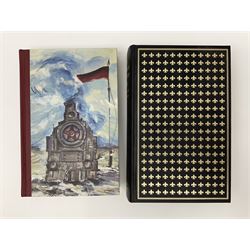 Folio Society - fifteen volumes including ten by Thomas Hardy, together with The Waning of the Middle Ages and Doctor Zhivago, etc, all missing slip covers 