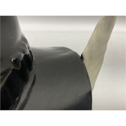 Grayshott Pottery limited edition Terry Pratchett character jug 184/1500, with certificate, H19cm