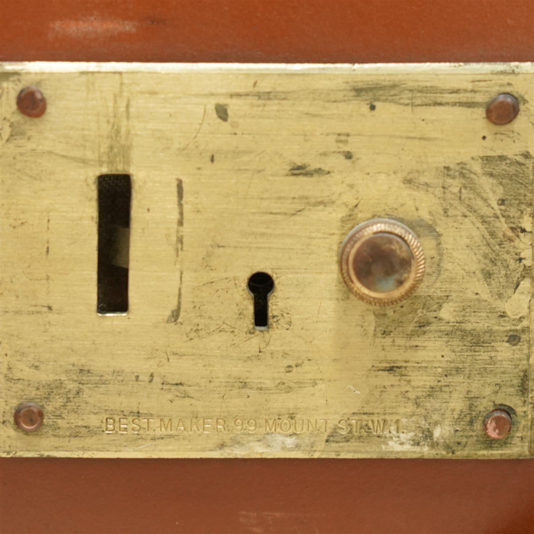 Two late 19th/early 20th century leather travelling 'Ideal' trunks, each stamped and engraved to brass locks F. Best & Co, various travel labels to include the Grand Hotel Naples, Grand Hotel Bellevue, Excelsior Palace Palermo, Waterloo etc, larger suitcase W93cm H32cm D58cm