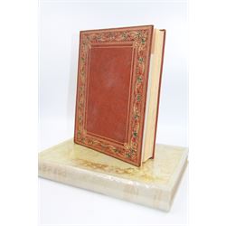 Rubaiyat of Omar Khayyam - two editions
Two editions of Fitzgerald, Edward (Translator) - 'Rubaiyat of Omar Khayyam', one with gilt leather coverer illustrated by Willy Pognay, the second illustrated by Edmund Dulac