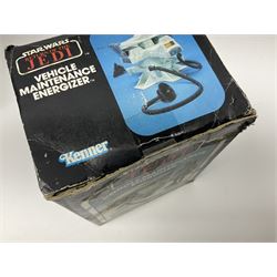 Star Wars - Return of the Jedi Scout Walker Vehicle, Speeder Bike Vehicle and Vehicle Maintenance Energiser; together with The Empire Strikes Back Cap-2 Captivator and MTV-7 Multi-Terrain vehicle; and Waddingtons 1977 Star Wars Entering the City jig-saw puzzle; all boxed (6)