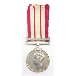 George VI Naval General Service medal awarded to D/JX.802083 T. Smith P.O. R.N. with Yangtze 1949 bar