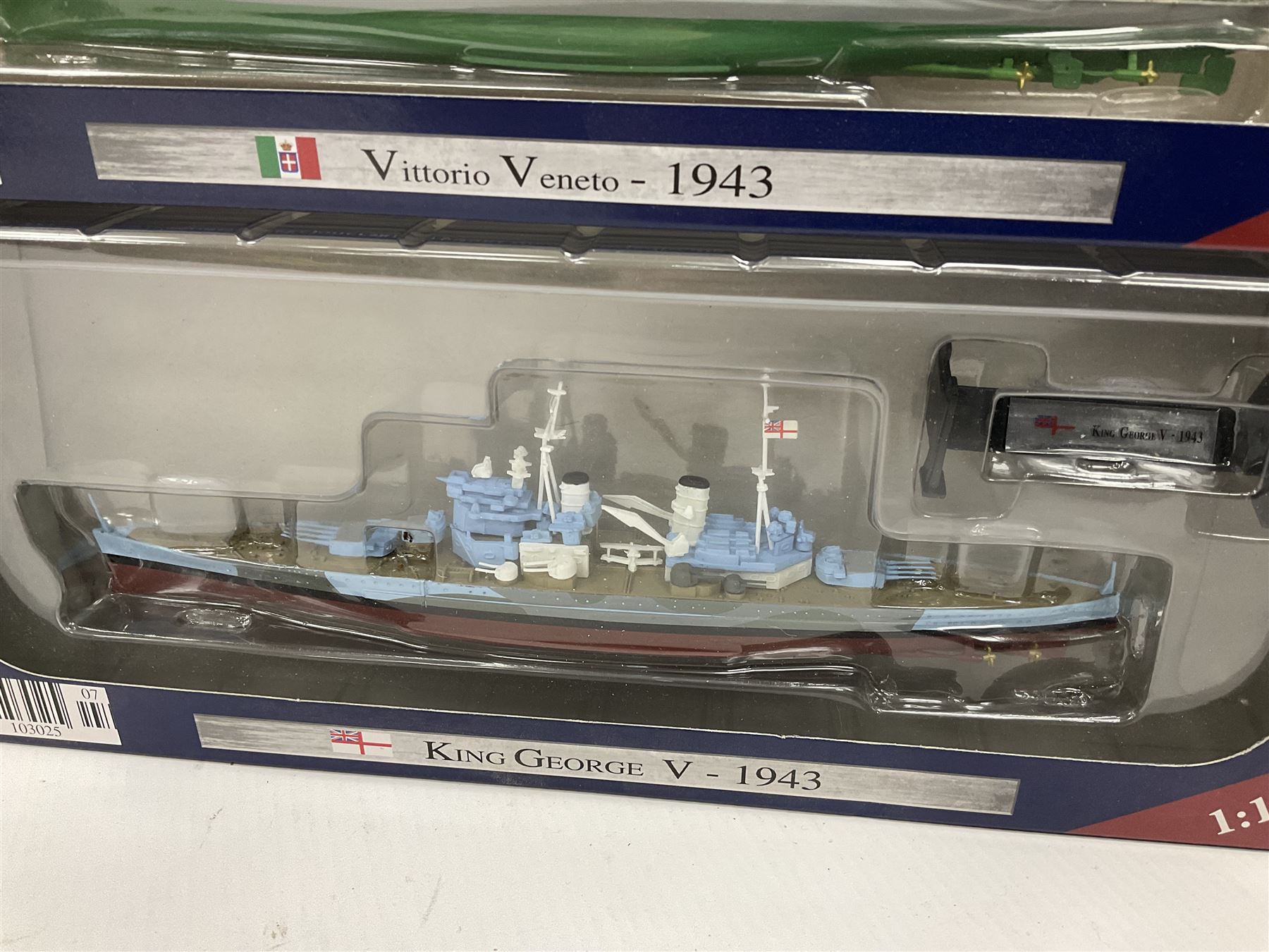 Corgi - five die-cast models of WW2 aircraft; and five models of warships; all boxed (10)