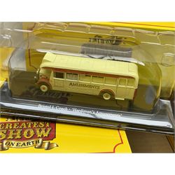 Thirty Atlas Editions The Greatest Show on Earth die-cast models, all boxed