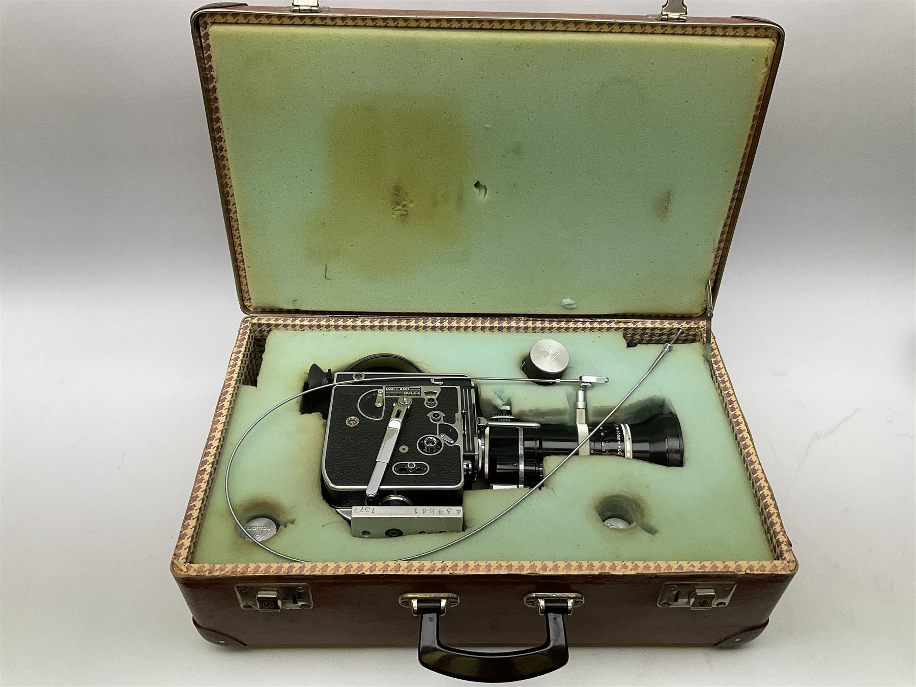 Paillard Bolex H16 Reflex 16mm cine camera with handgrip and