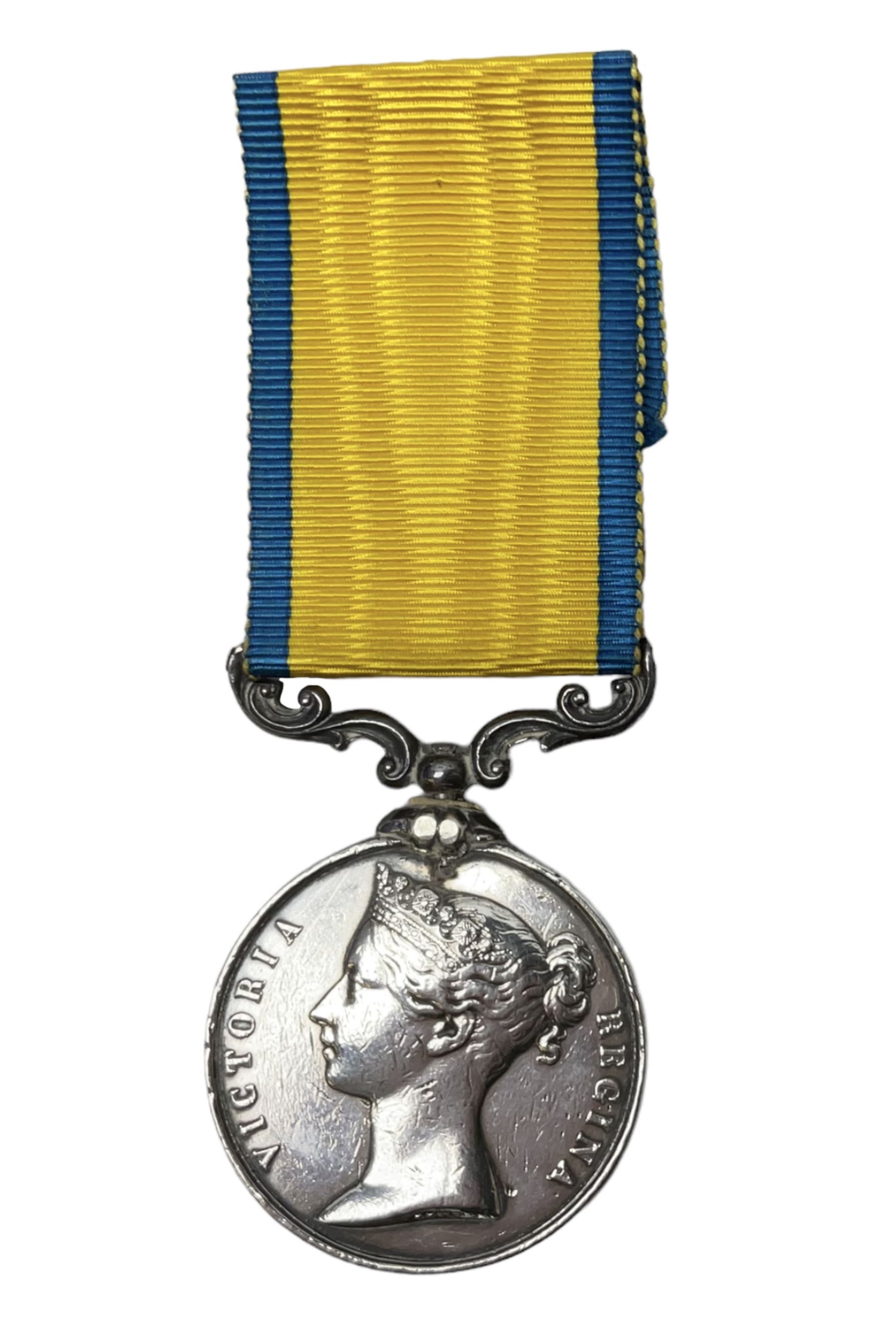 Victoria Baltic Medal 1854-55, unnamed, with ribbon