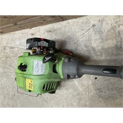 Petron PWR21CCGTA strimmer and a Spear & Jackson 1400W 2in1 Scarifier & Raker