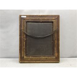 William Gunning King (British 1853-1940): Hereford Cattle Watering, oil on panel indistinctly signed and dated 1917, 36cm x 29cm