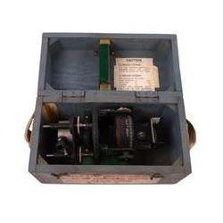 WWII Air Ministry Astro compass MKII, patented '6A/11740 4-P', in wooden case